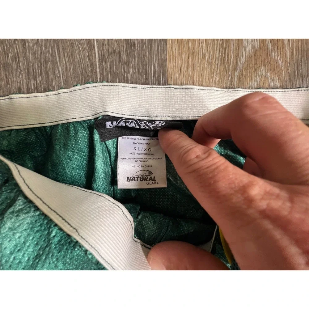 Natural Gear Rain Pants‎ Mens XL/XG Green Waterproof Hunting Outdoor Utility